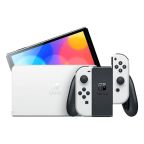 Switch OLED 64GB albă recondiționată
